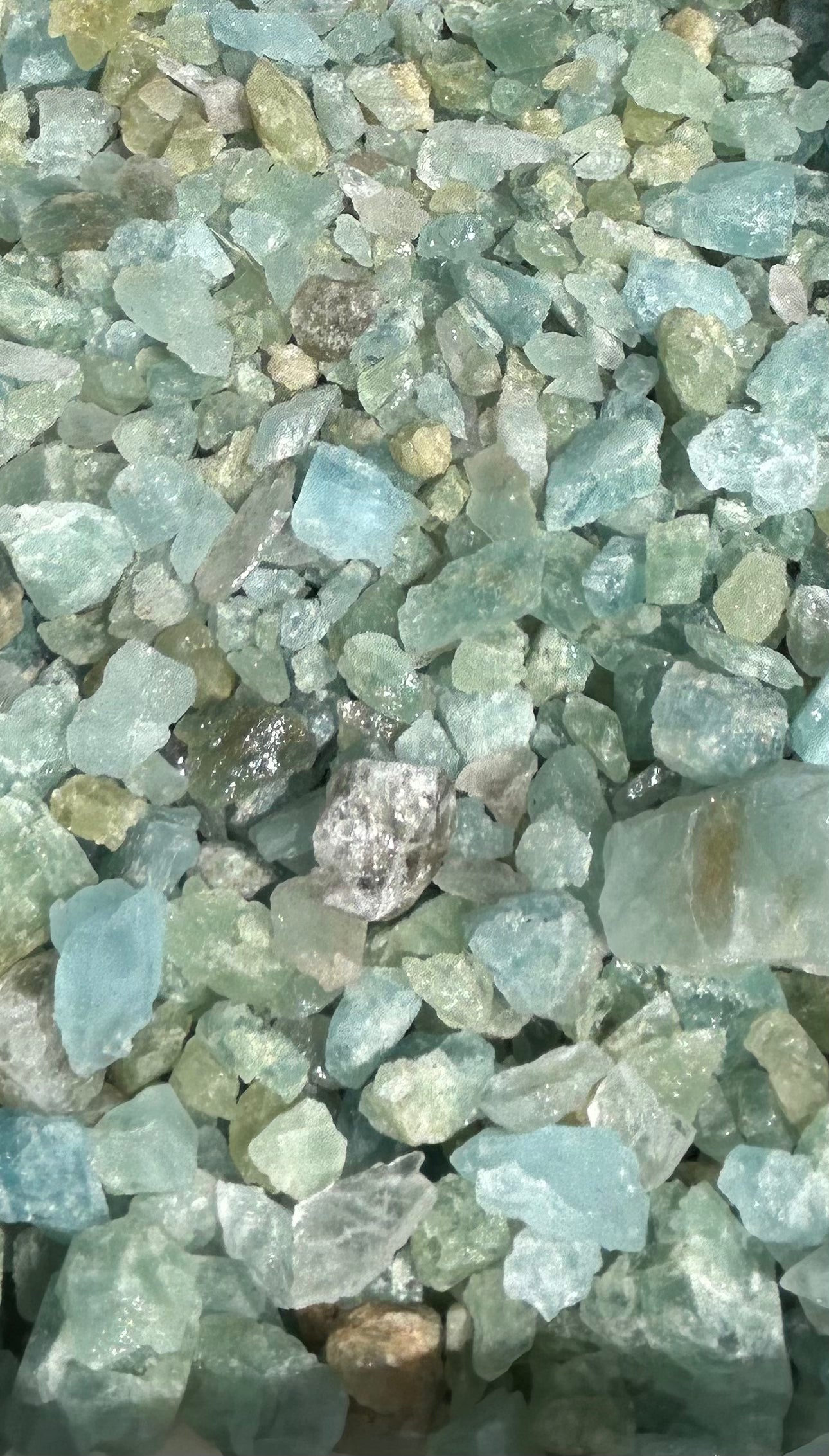 Raw Aquamarine Small Mountain Mineral Market